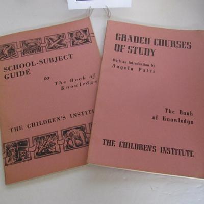 4 Nice Children's Learning Books, Book of Knowledge, 1940s and 1950