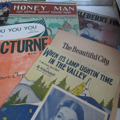 Lot of 12 Vintage Sheet Music, 1911-30s