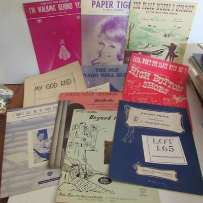 Lot of Vintage Sheet Music