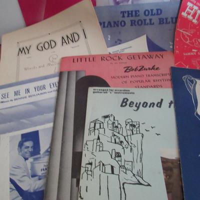 Lot of Vintage Sheet Music