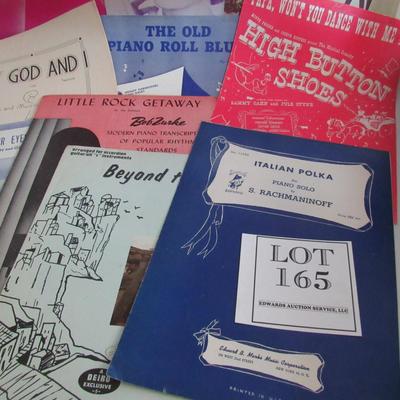 Lot of Vintage Sheet Music