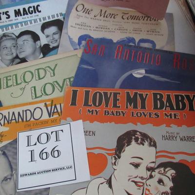 Lot of 12 Vintage Sheet Music, Bing C, Judy G, More Neat Covers