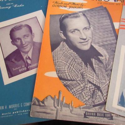 Lot of 12 Vintage Sheet Music, Bing C, Judy G, More Neat Covers