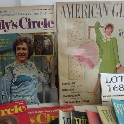 Lot of Ladies Magazines: American Girl is 1965, Lady's Circle from 1976, More