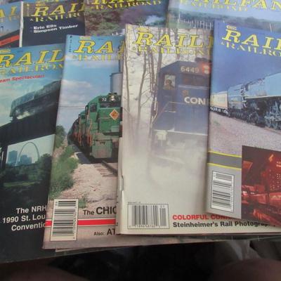 Lot of 15 Railfan and Railroad Magazines, Misc Dates From 1986-2009