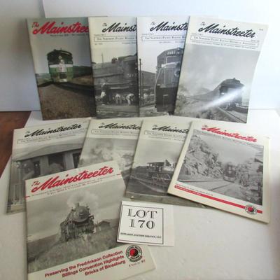 Lot of Mainstreeter Magazines, 9 Issues Misc Dates From 1990-2013