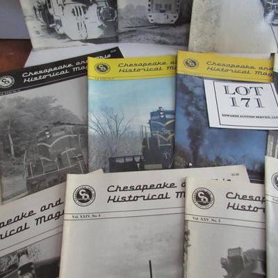 Lot of Vintage C & O RR Magazines, 15 Issues From 1986-1997