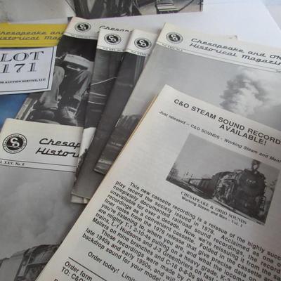Lot of Vintage C & O RR Magazines, 15 Issues From 1986-1997