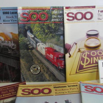 Lot of Soo Line RR Magazines, 8 Issues From 2004-2007