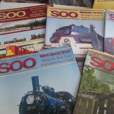 Lot of Soo Line RR Magazines, 8 Issues From 2004-2007