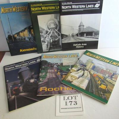 North Western Lines Magazines, 6 Issues From 1992, 93, 2006. 2009, 2010
