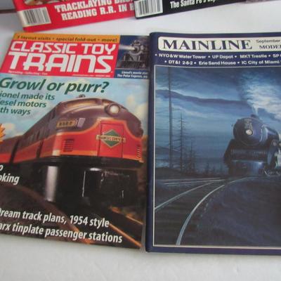 5 Model Train Magazines and Fun Toy Trains Book, 1980s-90, 2009,