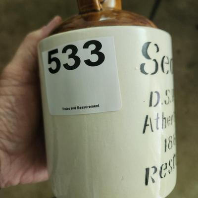 Seagram Athertonville Kentucky  Jug Restored 1974