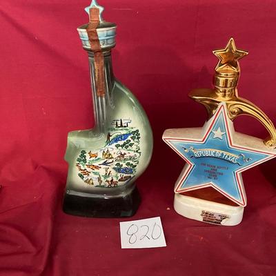 Vintage Texas Beam Decanters