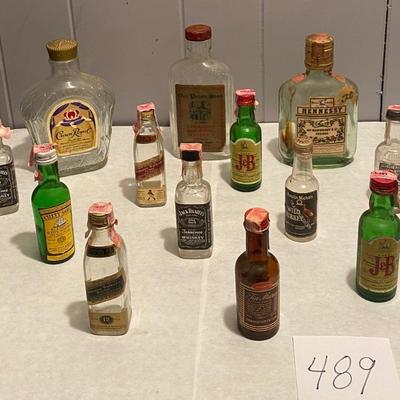 Collectible Mini Liquor Bottles