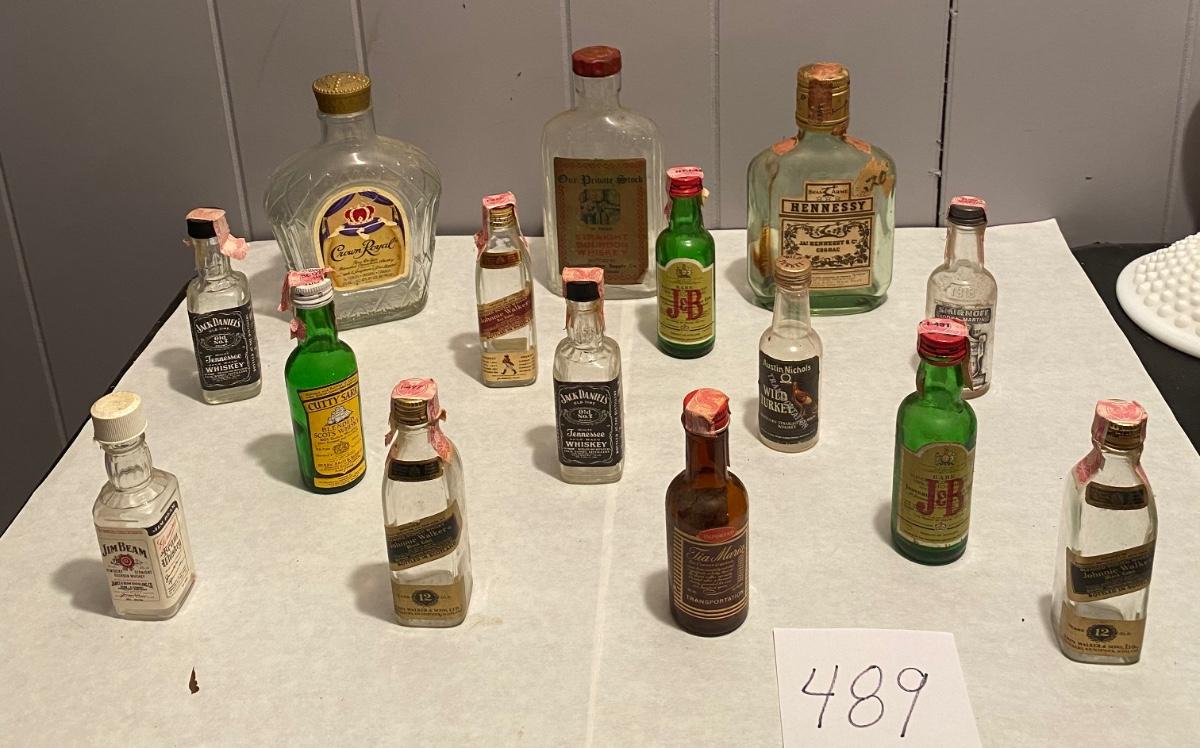 Collectible Mini Liquor Bottles