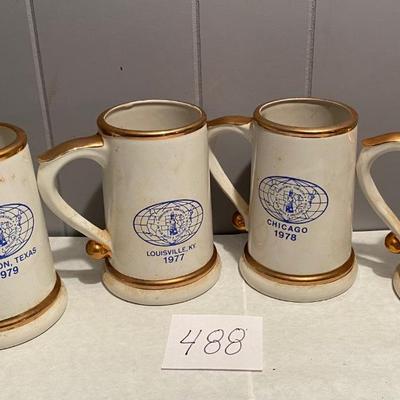 Collectible Vintage Beam Convention Steins