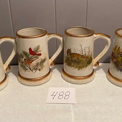 Beautiful Animal Steins