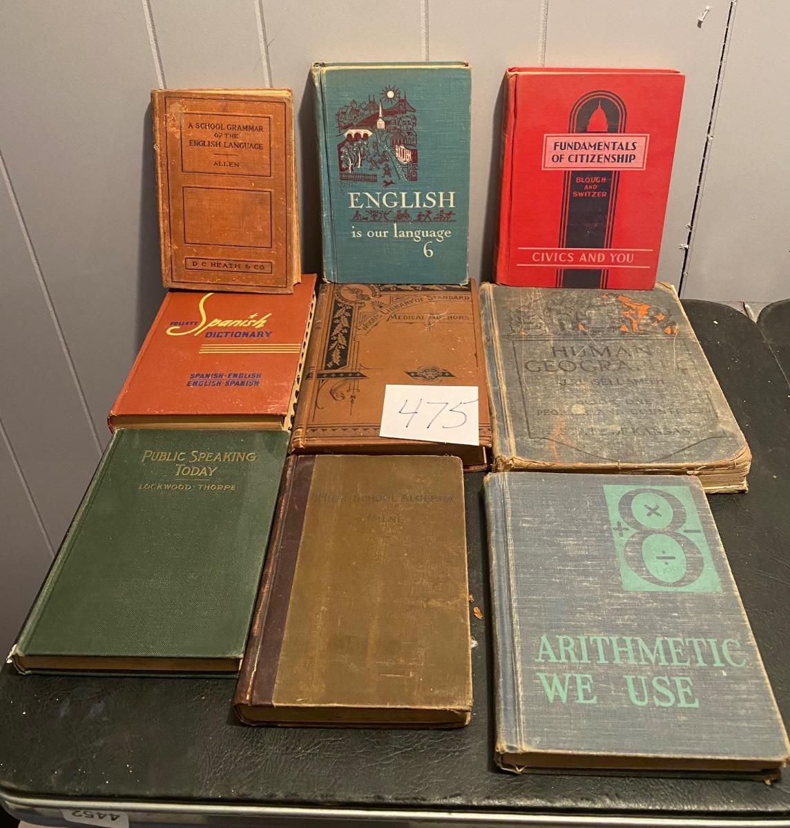 Vintage School Books