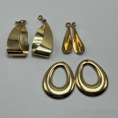 14k Earrings & Necklace (B2-MG)