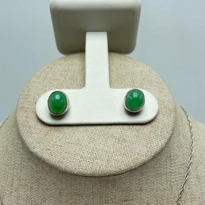 Jade Ring, Necklace & Earrings Set (B2-MG)