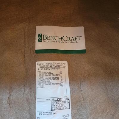 Benchcraft Upholstered Chair and Footstool (BR3-DW)