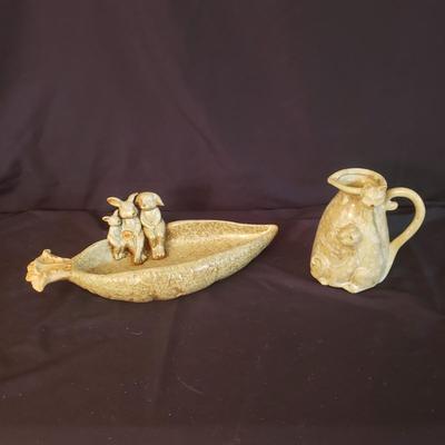 Decorative Rabbit and Cat Pottery (D-KD)