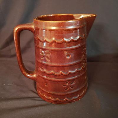 Marcrest Stoneware Pitcher and Bowl (D-KD)