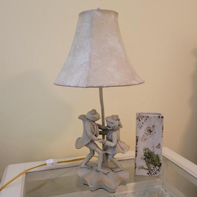 Whimsical Frog Lamp and Wall Vase (BR3-DW)