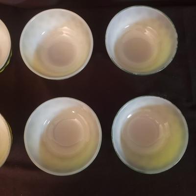 Set of 8 Vintage Anchor Hocking Bowls (D-KD)