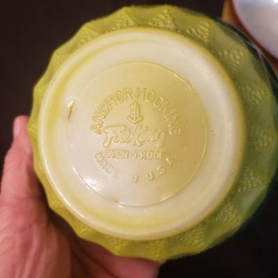 Set of 8 Vintage Anchor Hocking Bowls (D-KD)
