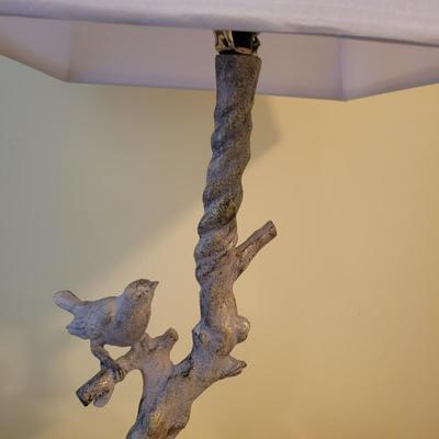 Bird Themed Lamp, Clock and Candle Holder (BR3-DW)