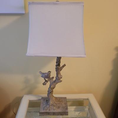 Bird Themed Lamp, Clock and Candle Holder (BR3-DW)