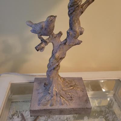 Bird Themed Lamp, Clock and Candle Holder (BR3-DW)