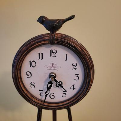 Bird Themed Lamp, Clock and Candle Holder (BR3-DW)