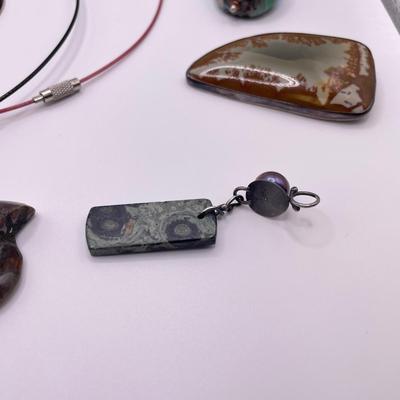Natural and Artisan Pendants w/ Sterling (B2-SS)