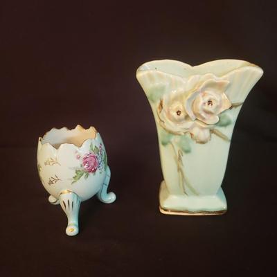 McCoy Vase and Napo Ware Egg Vase (D-KD)