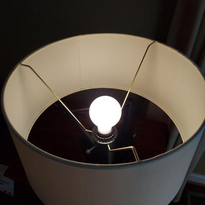 Ralph Lauren Lamp and Metal Wall Clock (BR1-BBL)