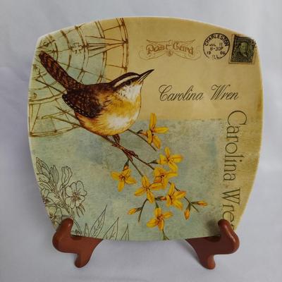 'Blue Sparrow Willow I' Framed Print and More (BR1-BBL)