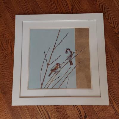 'Blue Sparrow Willow I' Framed Print and More (BR1-BBL)