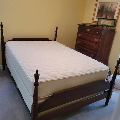 Cherry Full Size Bed Frame (BR3-DW)