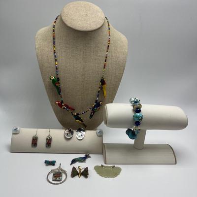 Sterling Pendants & Earrings with Inlaid Stones & More (B2-MG)