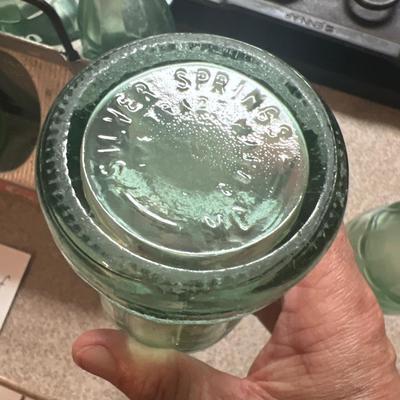 Vintage Six Pack Coca-Cola Bottles With Metal Carrier (D-KD)