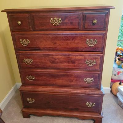 Cherry Six Drawer Dresser (BR3-DW)