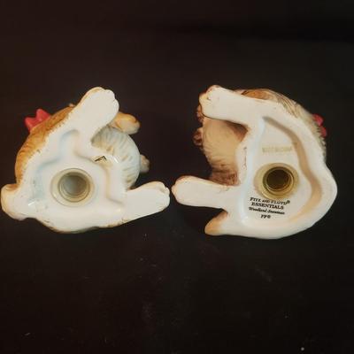 Christmas Fitz and Floyd Salt and Pepper Shakers and Jar (D-KD)