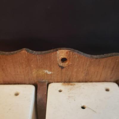 Wooden Bread Box, Letter Rack, and Spices (D-KD)