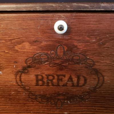 Wooden Bread Box, Letter Rack, and Spices (D-KD)