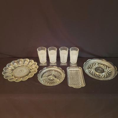 8 Pieces of Formed Serving Glass (D-KD)