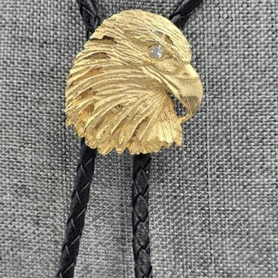 Native American Eagle Head Bolo