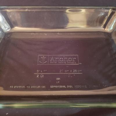 Pyrex, Fire King and Anchor Baking Dishes (D-KD)